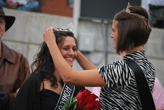 Maria Gomez crowned Homecoming Queen by Cheris Evans